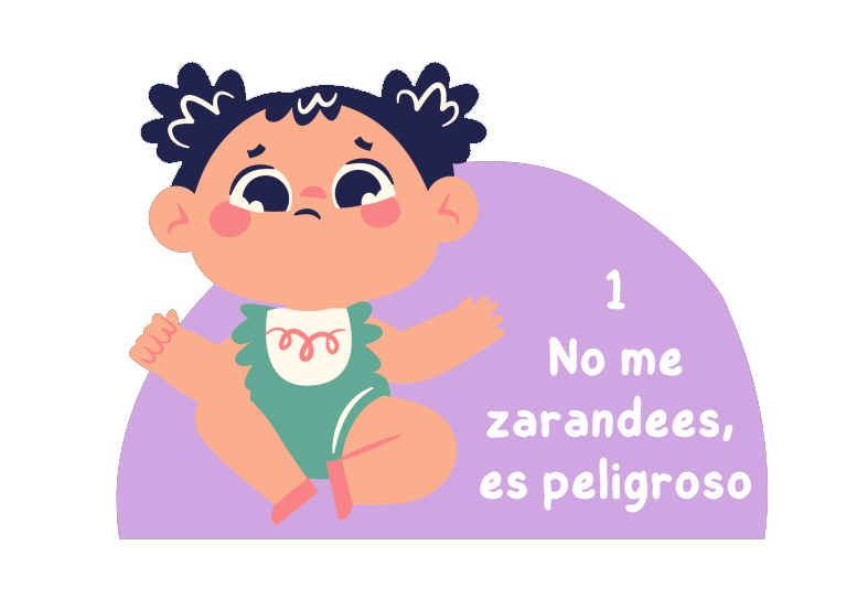 no zarandees a tu bebé